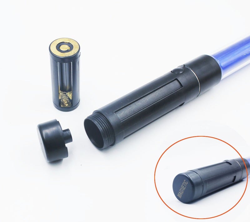 SAMDO 11.0 inch Magnet Wand Baton Traffic Control Road Safety Lamp Military Survival LED Light Stick (Blue) - Image 5